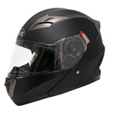TDR Matt Black Motorcycle Helmet Adult ECE 22.06 - TDRMOTO