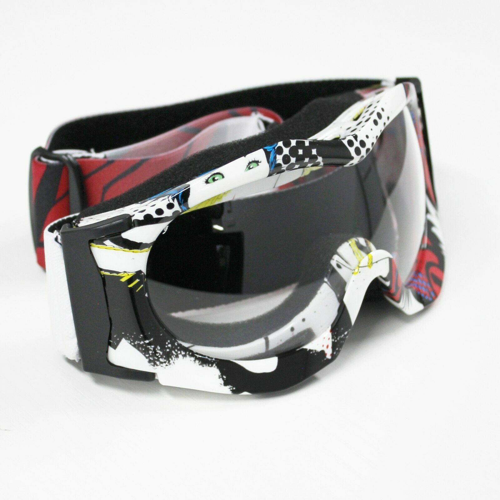 Clear Len Kid/Boys/Girls Motocross Motorbike Anti-fog UV Protection MX Goggles - TDRMOTO