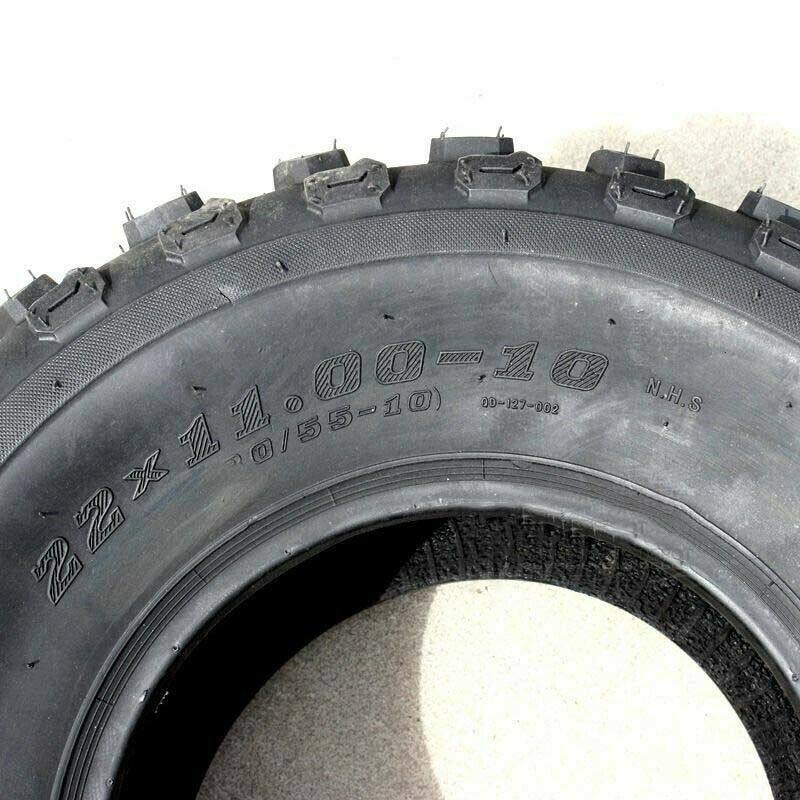 22x11-10 Inch Knobby 4PLY Tyre ATV UTV Quad Bike Go Kart Mower 300/400/600cc - TDRMOTO