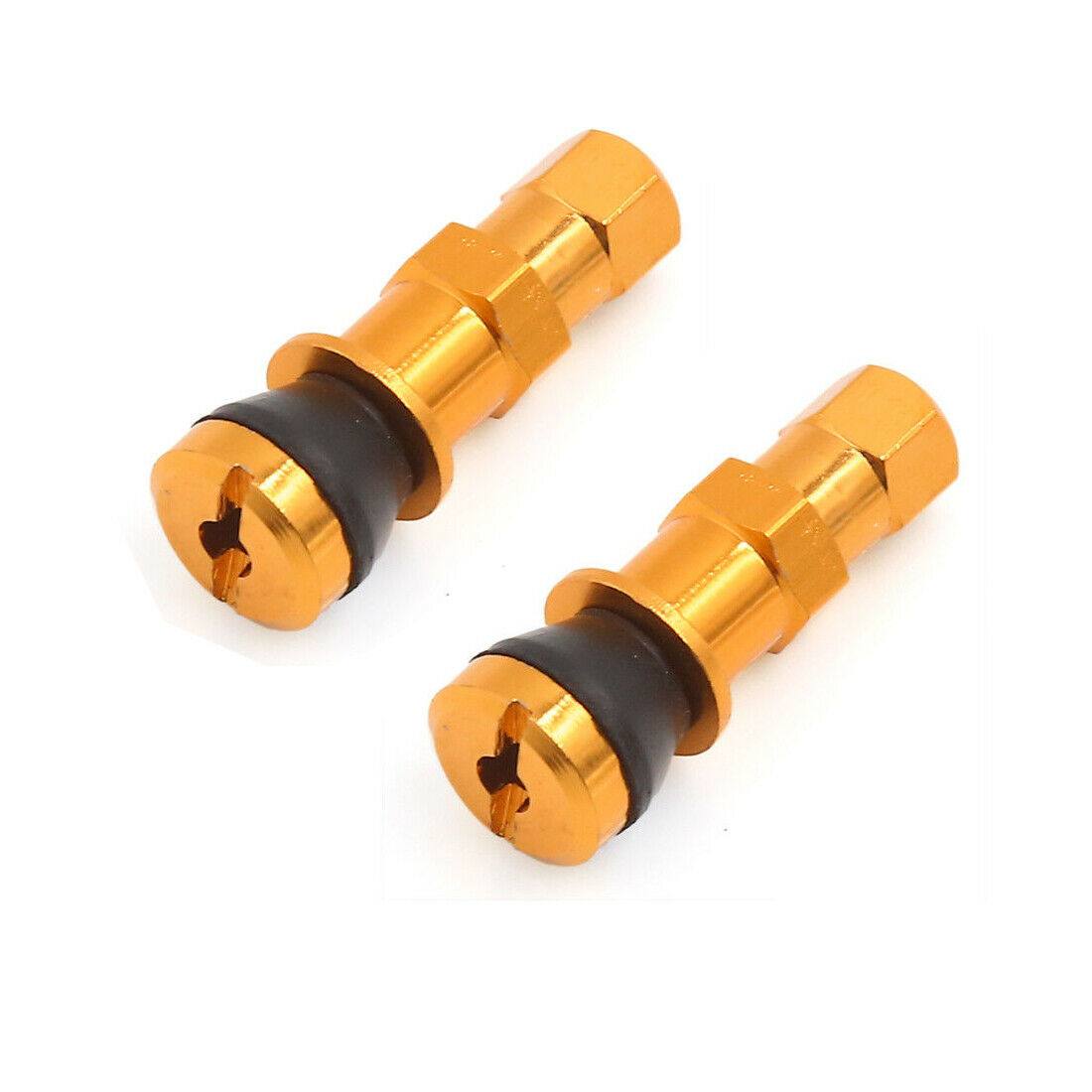 Tire Wheel Schrader Valve Tubeless No Tube Stem Motorcycle Car Bike ATV Bicycle - TDRMOTO