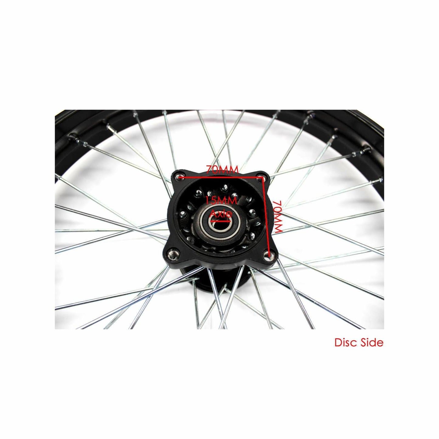 17 Inch 1.60 x 17" Front Rim 15mm Axle 140cc 150cc Dirt Pit Trail Bike big foot - TDRMOTO