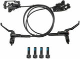 MTB Mountain Bike Hydraulic Disc Brake Levers Caliper Front Rear Set Black - TDRMOTO