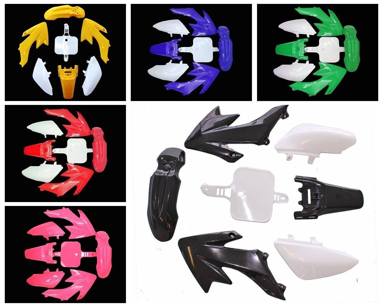 CRF50 Pink Plastics Fairing Fender Kit For Honda CRF50 Style Dirt Bikes - TDRMOTO