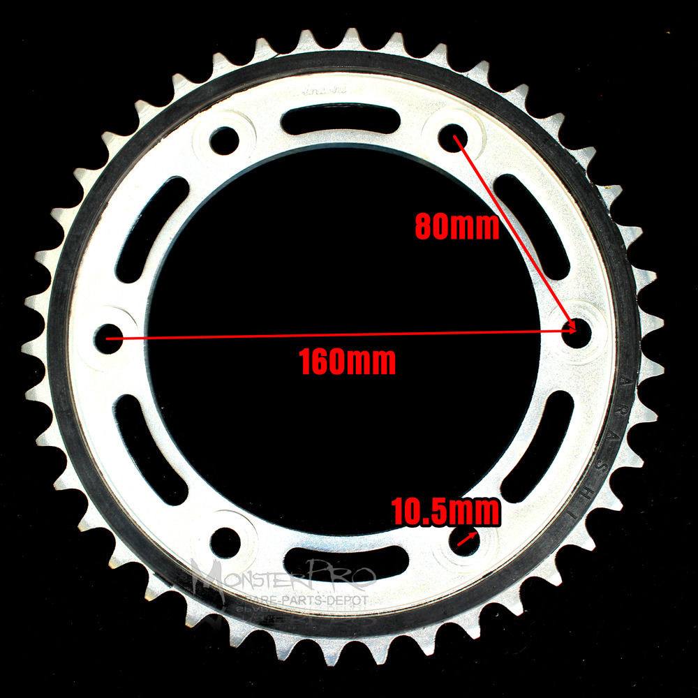 Motorcycle 530 Chain Front Rear Sprockets For Honda CBR1000 2006 2007 2008 2009 - TDRMOTO