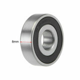 16100RS 10 x 28 x 8 mm Ball Bearings Double Sealed Rubber Steel - TDRMOTO