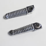 Silver Rear Footrest FootPegs FootPeg For Yamaha YZF-R6 YZF R6 2002 2003 2004 - TDRMOTO