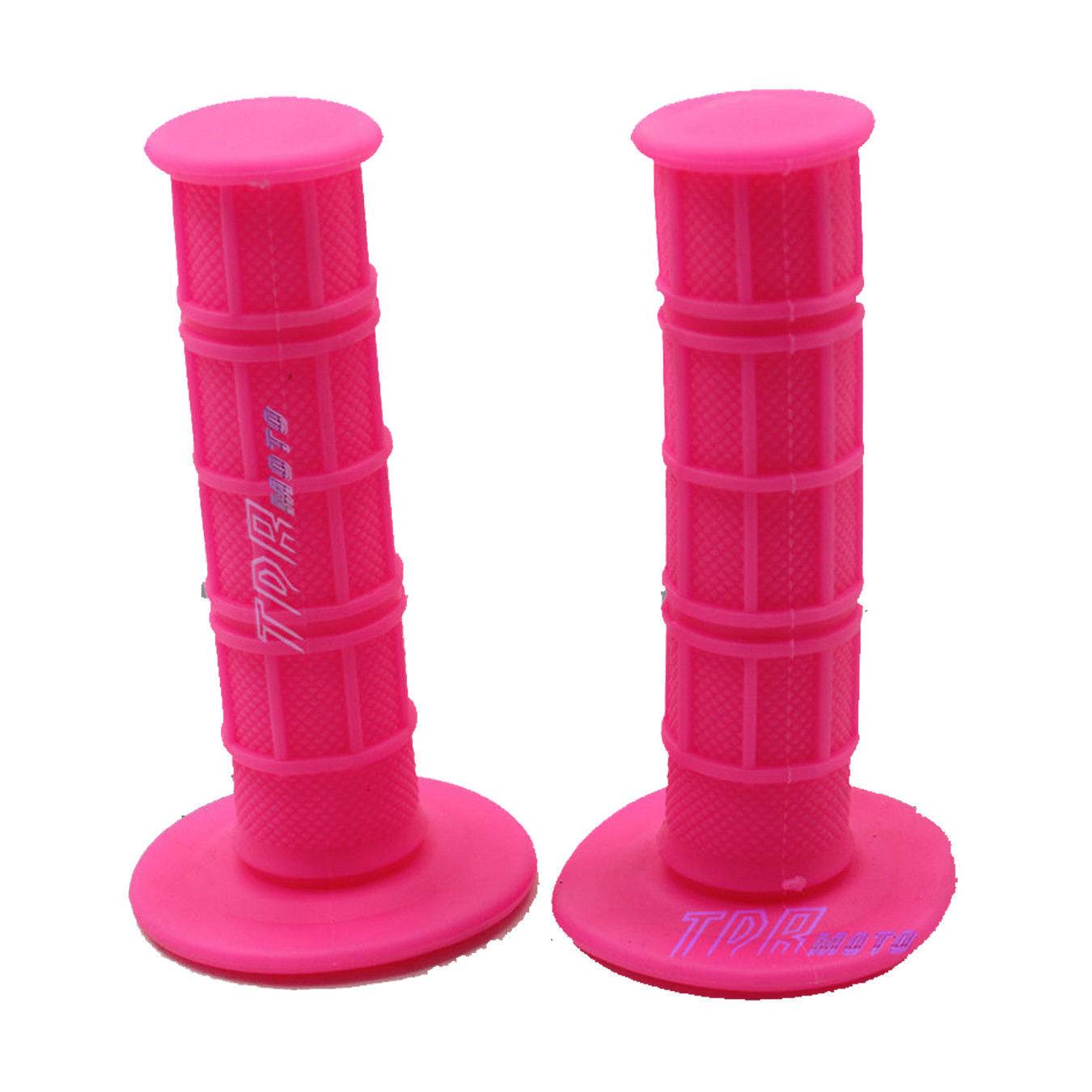 PINK Motorcycle Hand grips 7/8" 22mm Atomik Pitpro 50/90/110/125/150/200/250 cc - TDRMOTO