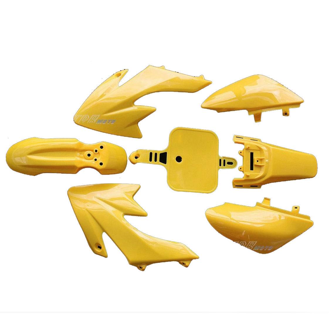 CRF50 Style Plastic/Fender Thumpstar/Atomik pitpro Dirt Bike Motorbike Yellow - TDRMOTO