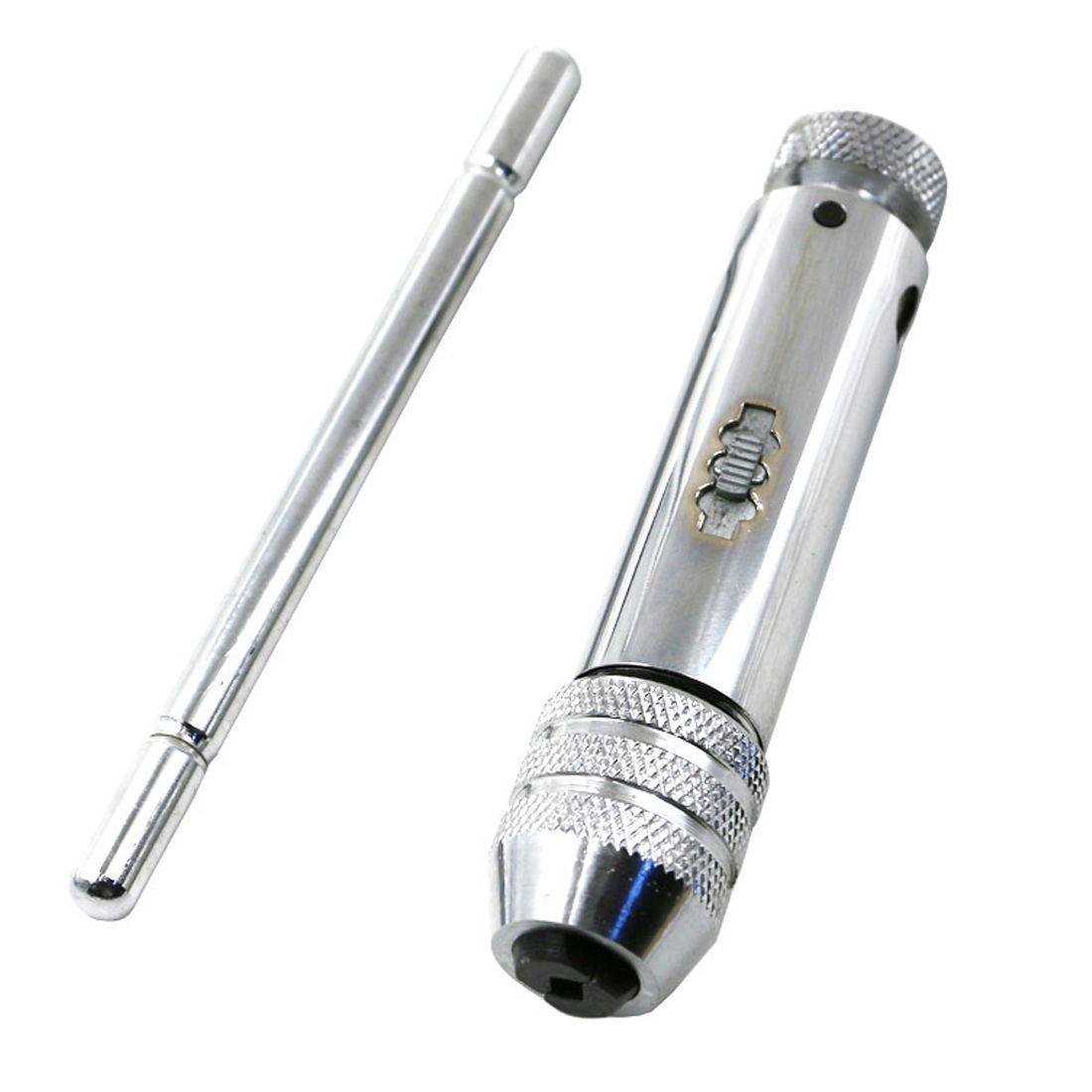 Tap And Die Reversible T Bar Handle Ratchet Wrench M5-M12 Holder set Kit - TDRMOTO