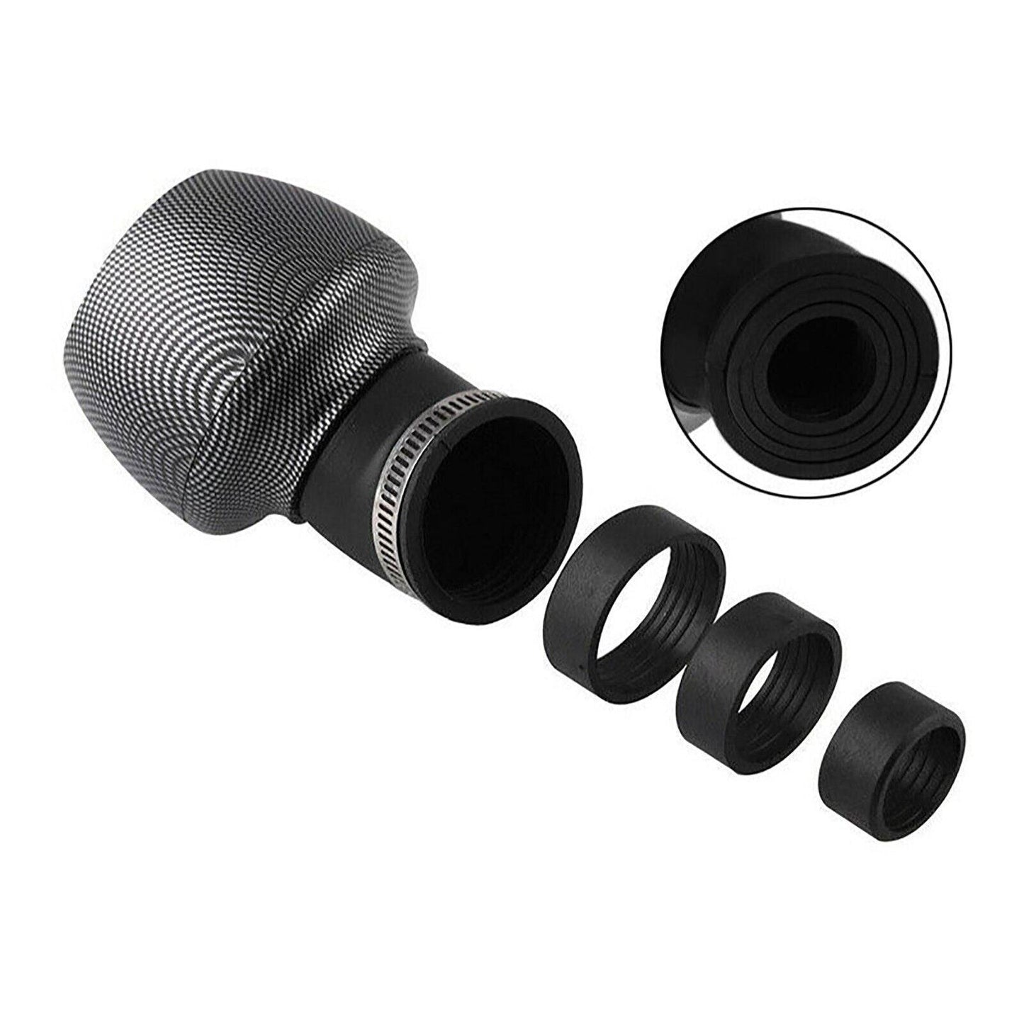 Carbon 28mm-48mm Universal Fitment Motorcycle Air Filter For Dirt Bike Pit Bike Quad ATV - TDRMOTO