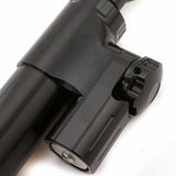 Black CNC Steering Damper Motorcycle Linear Stabilizer Reversed Safety Control - TDRMOTO