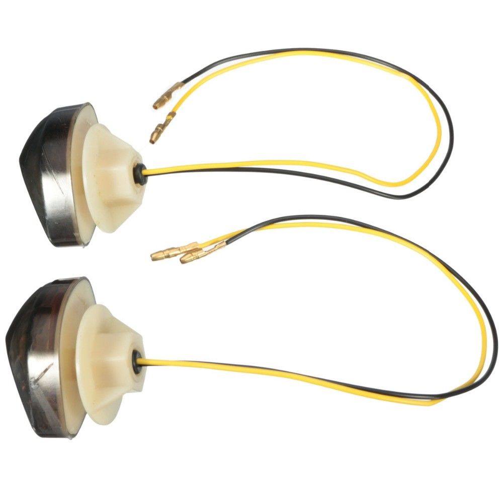2pcs LED Flush Mount Signal Indicators Light Blinker Honda Dirt bike motorcycle - TDRMOTO