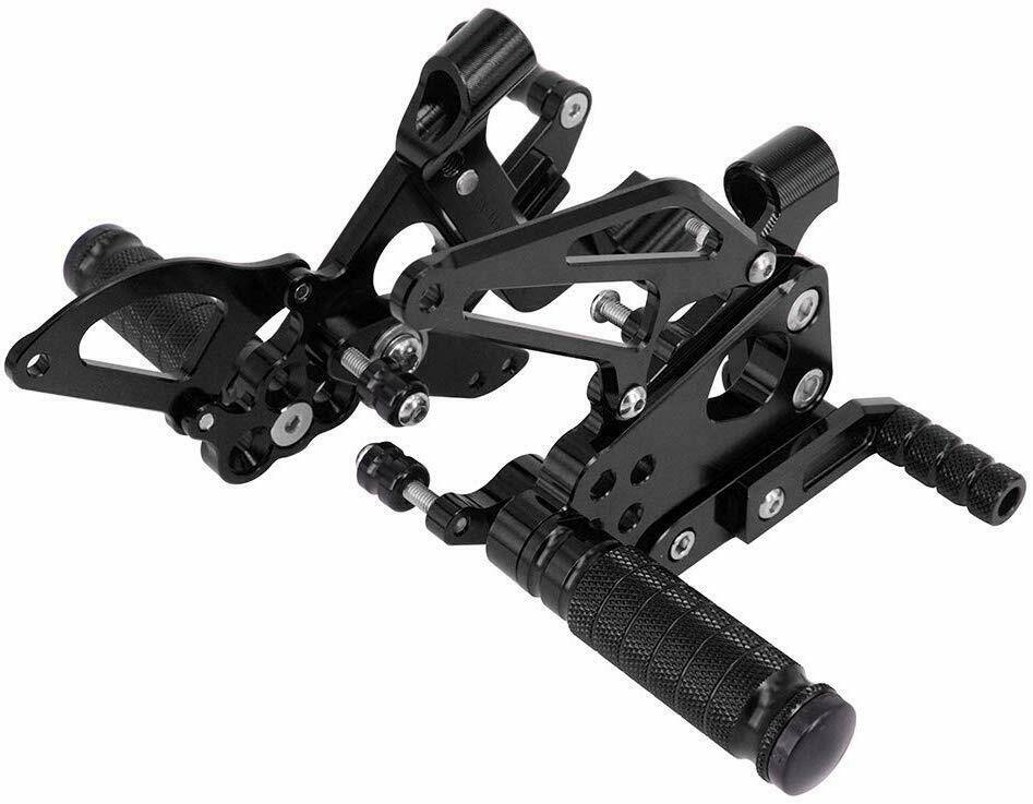 Fits Ducati 899 Panigale 2014 2015 Flexible Footrest Rearset Foot Pegs Black - TDRMOTO