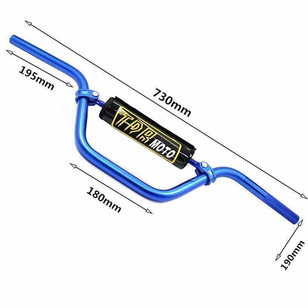 7/8" 22mm Universal Blue Handlebar & Hand Grip For Dirt Bike Off Road ATV Quad - TDRMOTO