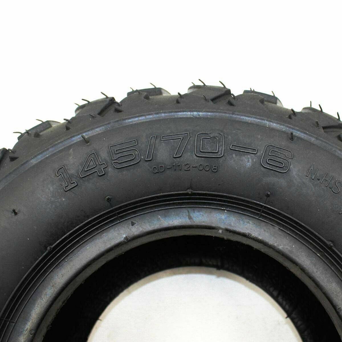 4ply 145/70-6" inch Front Rear Tyre Tire 50cc 70cc 110cc Quad Bike ATV Buggy - TDRMOTO