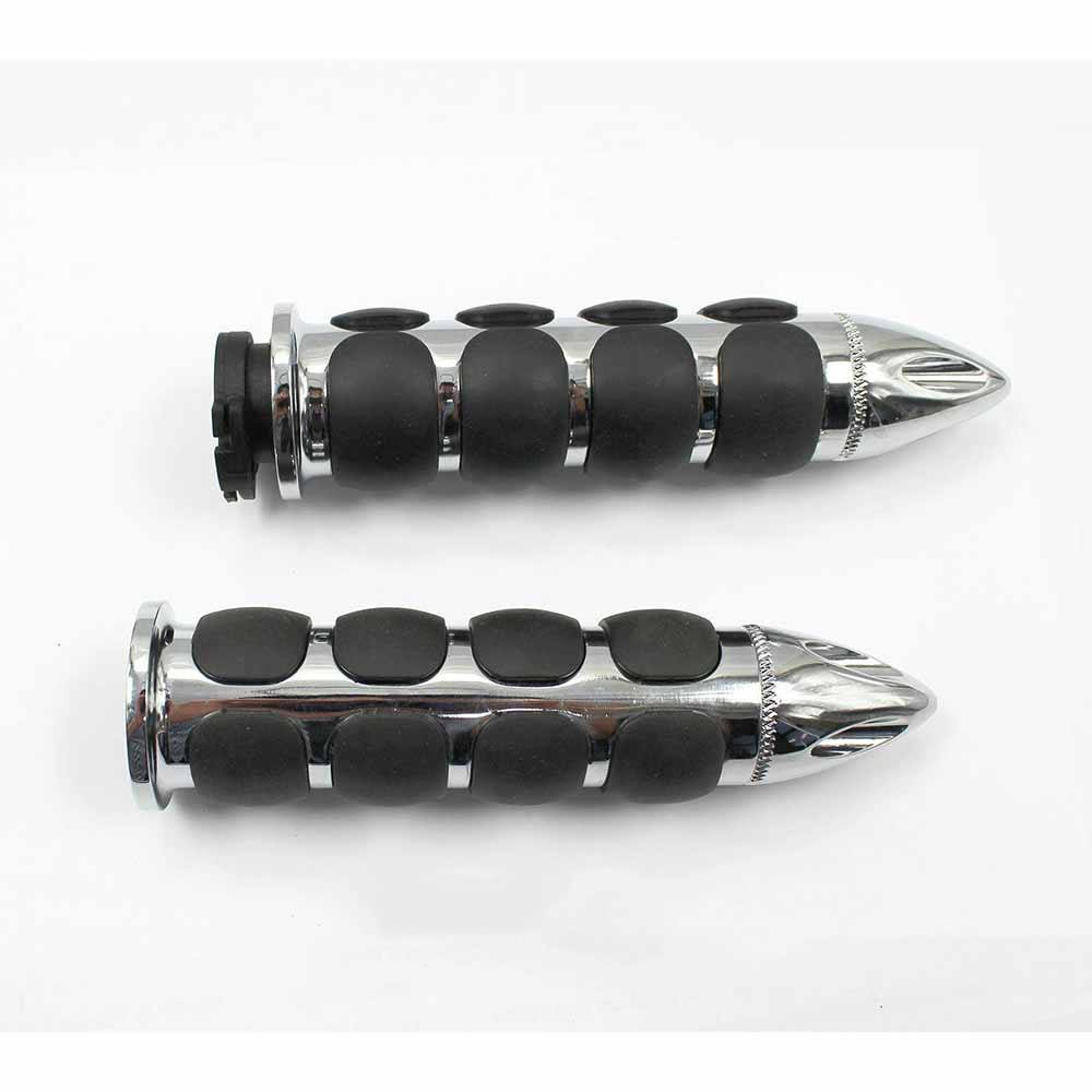 1" Universal Motorcycle Hand Grips + Throttle Boss - TDRMOTO