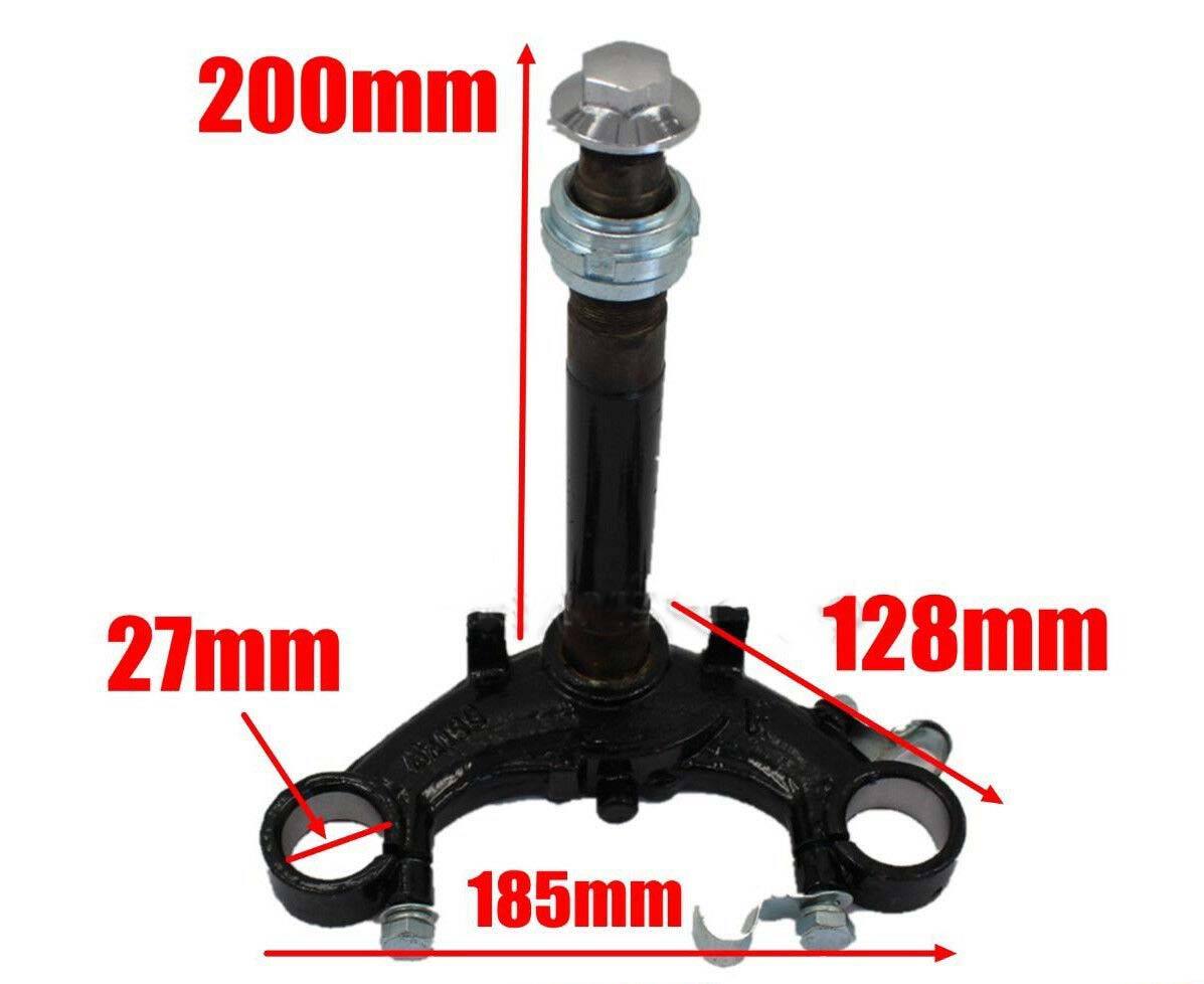 50cc 70cc Mini Dirt Bike Triple Tree Set Handlebar Riser Clamps Binocular Forks - TDRMOTO