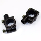 8mm Mirror Mount Holders Bracket Clamp For 7/8" 22mm Handlebar ATV Motorcycle - TDRMOTO