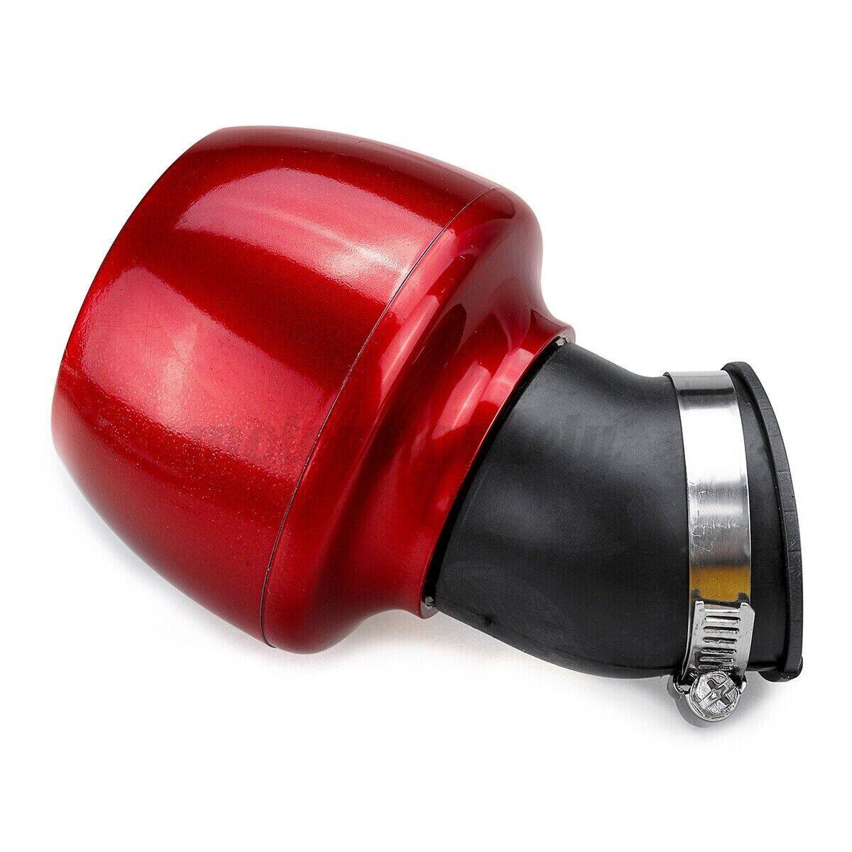 Red 28mm-48mm Universal Fitment Motorcycle Air Filter For Dirt Bike Pit Bike Quad ATV - TDRMOTO