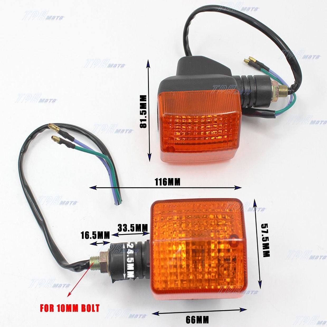 4x indicators for Honda CRF250X 450X XR250 XR400 CRF XR VTR CBR 250 - TDRMOTO