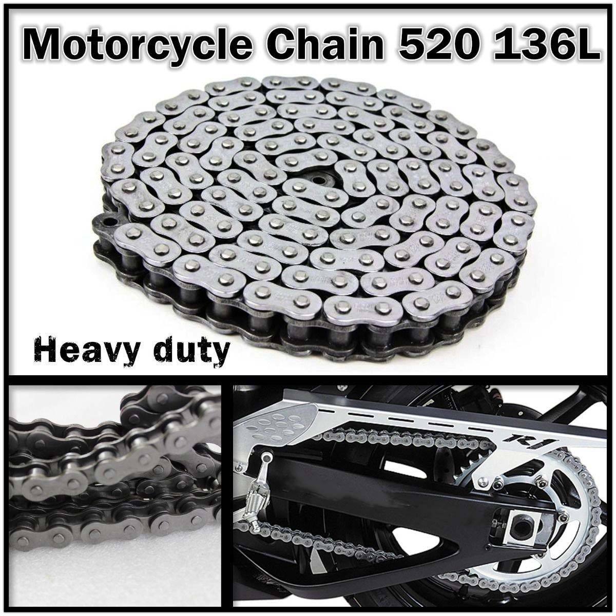 KMC 520 136L Motorcycle Drive Chain Suzuki DR350S SE 500S/R DRZ 400E S SM 500S/R - TDRMOTO