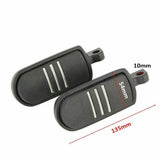 1 Pair Black Motorcycle Highway Passenger Foot Pegs Footrest for Harley Davidson - TDRMOTO