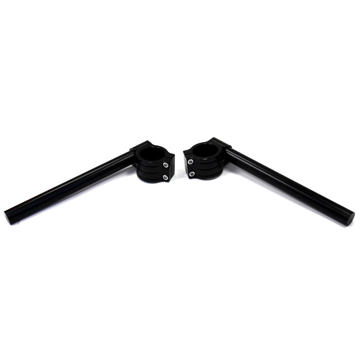 7/8" CNC 33mm Clip On Ons Fork Tube Handlebars Bar Regular Cafe Racer Adjustable - TDRMOTO