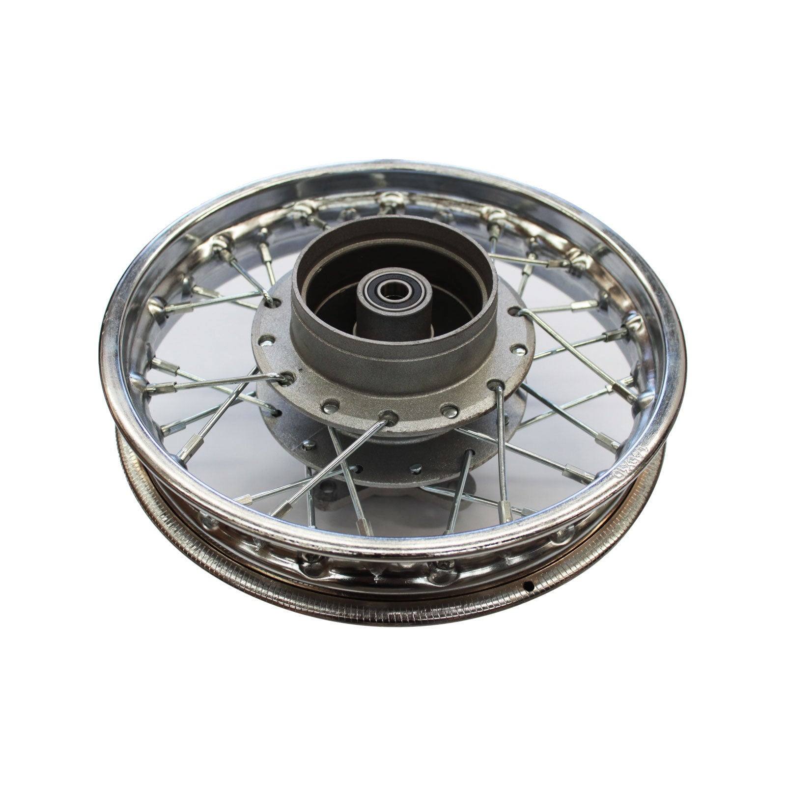 12mm Axle 2.50-10" Inch Rear Wheel Rim for Thumpstar Atomik Pit pro Dirt Bike - TDRMOTO