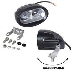 Pair - Motorcycle LED Driving Spotlight Spot Fog Head Light Lamps Bright White - TDRMOTO