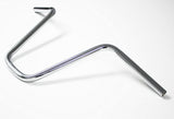 7/8" 22mm Chrome Ape Hanger Handlebars 12" Rise - chopper, bobber, custom - TDRMOTO