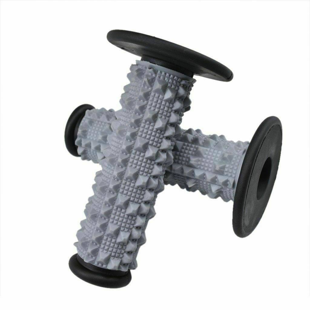 Black MX Motorbike Hand Grips Dirt Pit Quad Bike Handle bars 22mm 7/8" - TDRMOTO