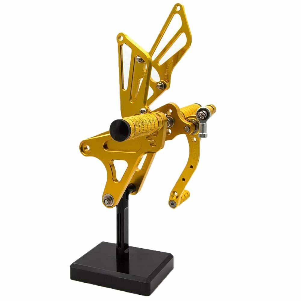 CNC Adjustable Rearset Foot pegs Rear set For Yamaha YZF R1 09-14 10 11 12 13 - TDRMOTO