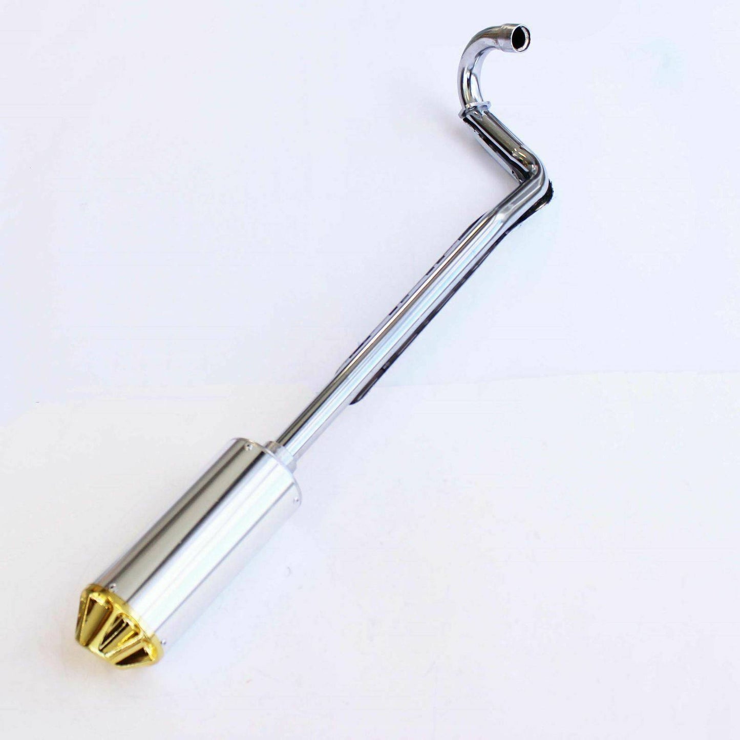 28mm Exhaust Pipe + Gold Muffler For ATV Quad Dirt Bike - TDRMOTO