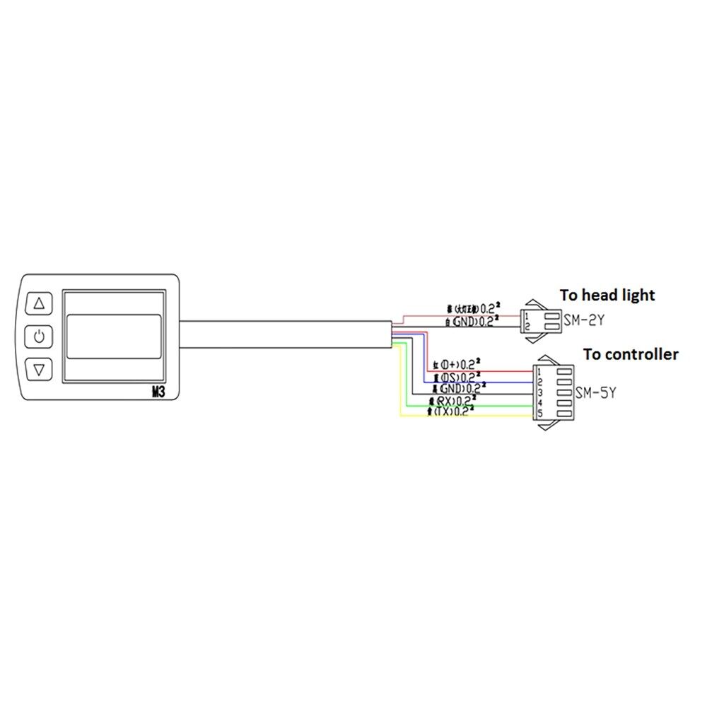 48V OMT3 eBike Speed LCD Display Panel Electric Bicycle Controller Ebike