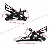 Gold CNC Rearset Footrest Rear set Foot peg For Yamaha YZF R6 06-14 12 13 14 - TDRMOTO
