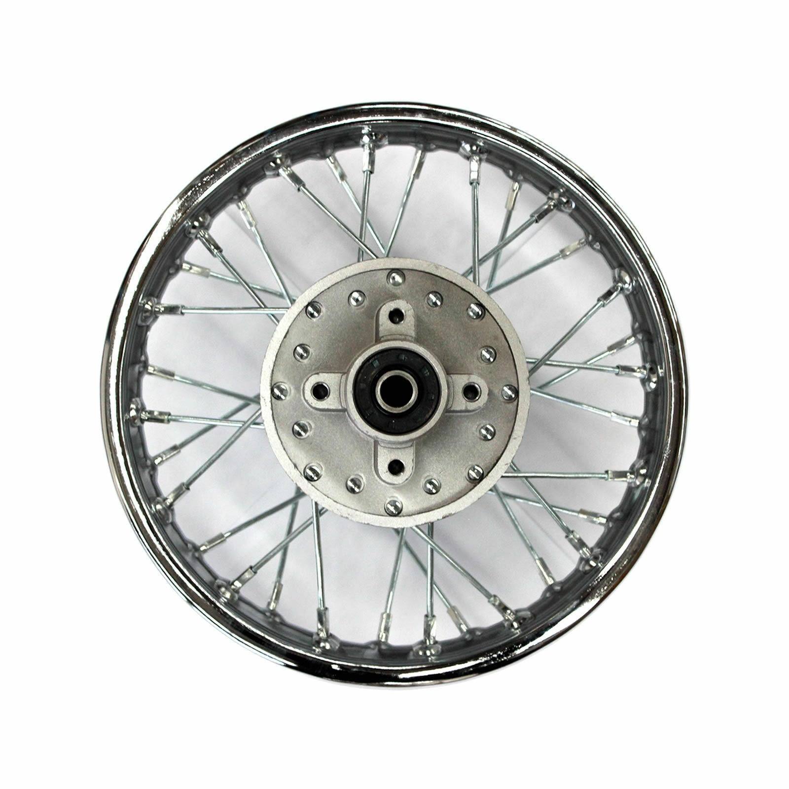 10" 1.4-10 12mm Axle Rear Steel Wheel Rim ATV Quad Pit Dirt Trail Bike - TDRMOTO
