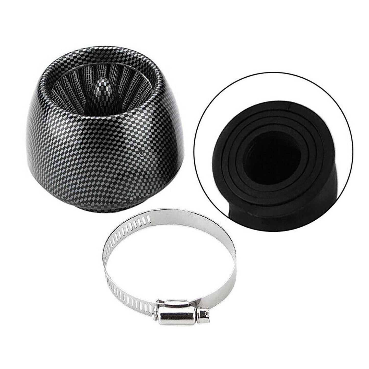 Carbon 28mm-48mm Universal Fitment Motorcycle Air Filter For Dirt Bike Pit Bike Quad ATV - TDRMOTO