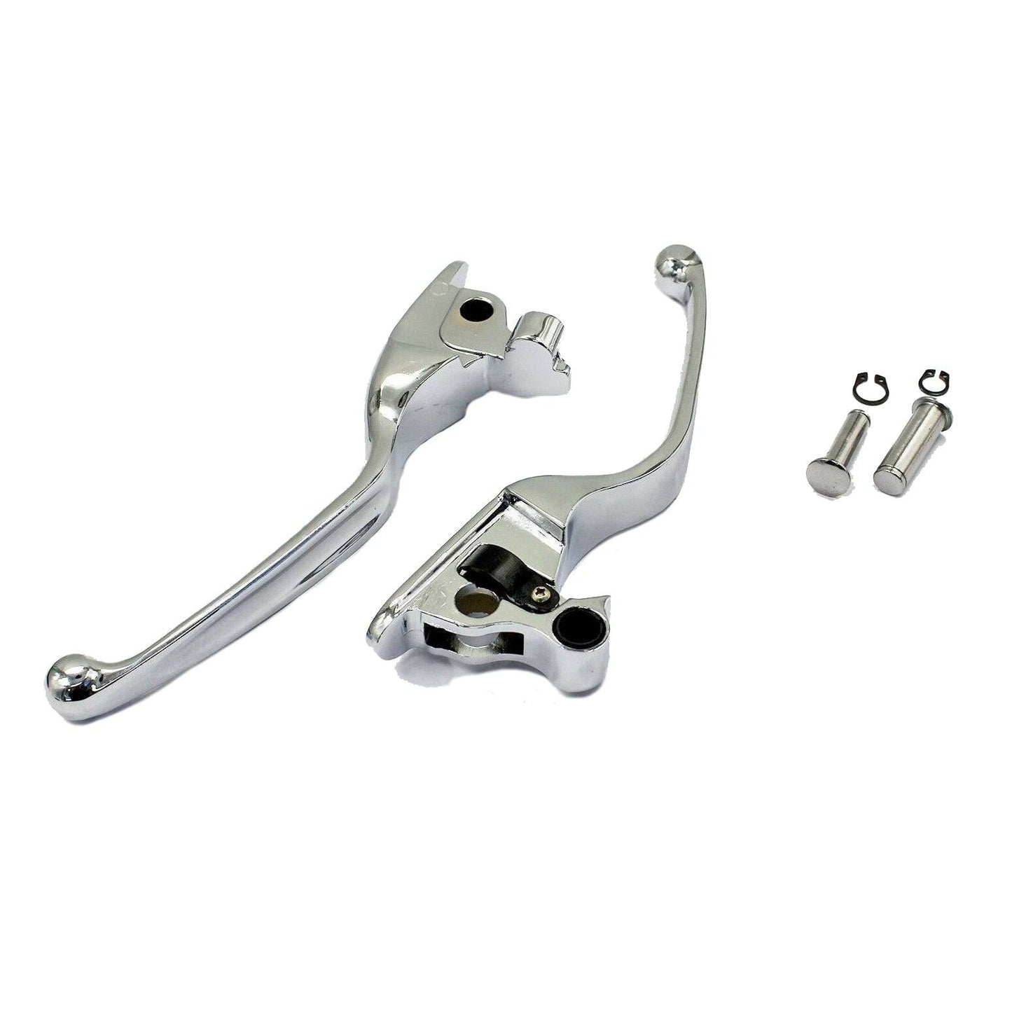 Chrome Brake & Clutch Levers for Harley 11/12/13 Road Glide Ultra FLTRU - TDRMOTO