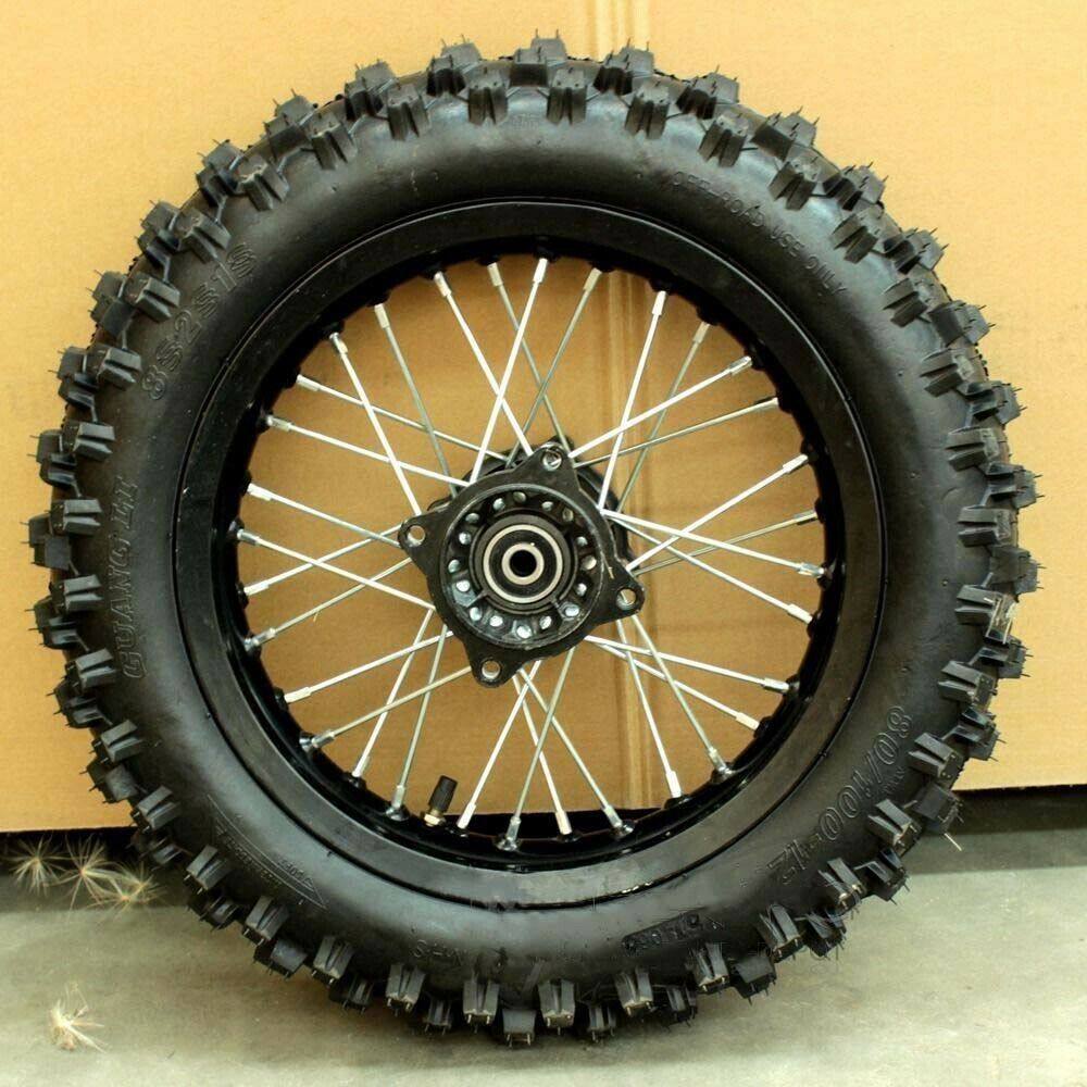 12 Inch 15mm Axle Complete Rear Wheel for 110cc 125cc 140cc Dirt