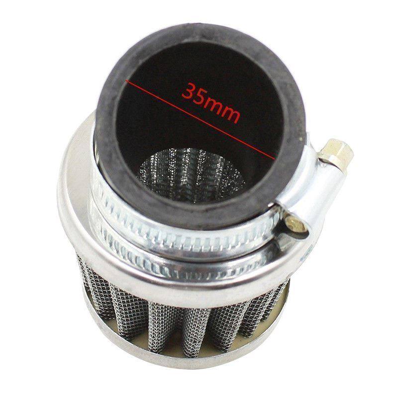 35mm Chrome Angled Motorcycle Pod Air Filters for ATV Quad Pit Dirt Bike Buggy - TDRMOTO
