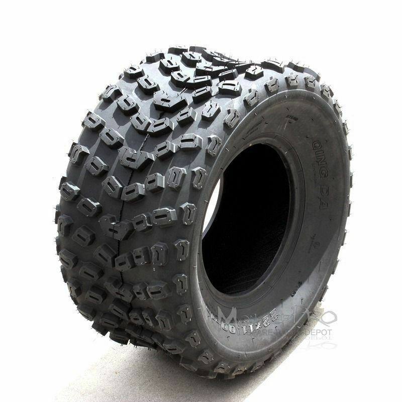2pcs 22x11-10 Inch Knobby 4PLY Tyre ATV UTV Quad Bike Go Kart Mower 300/400/600cc - TDRMOTO