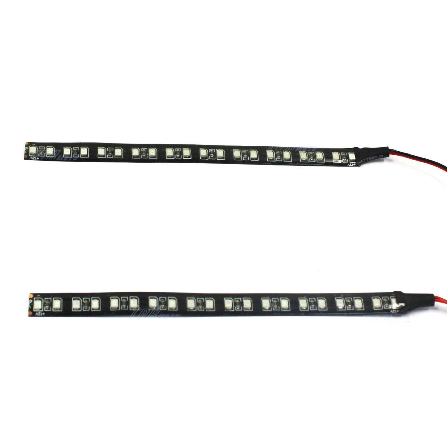 2x Front Fork LED Turn Signal Lights Indicator Strip For Kawasaki Honda Harley - TDRMOTO