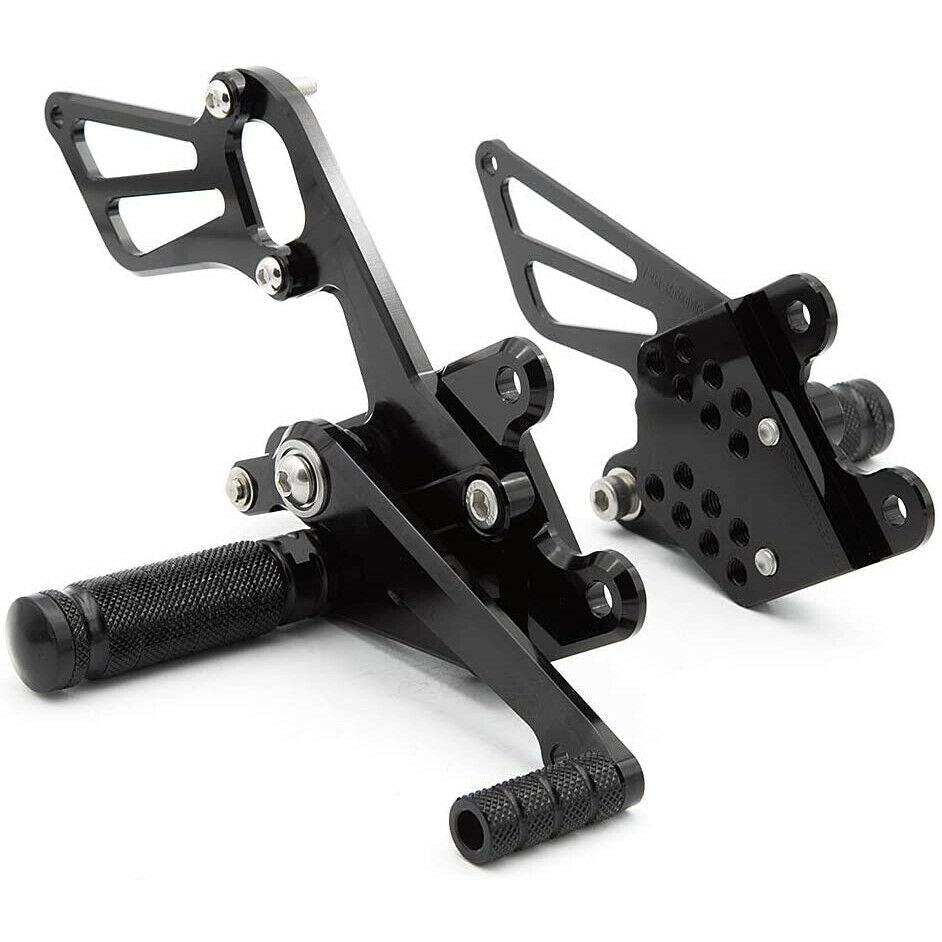 Rearset Rear Set Footpegs Fit 2008 - 2011 Honda CBR1000RR 08 09 10 11 Black - TDRMOTO
