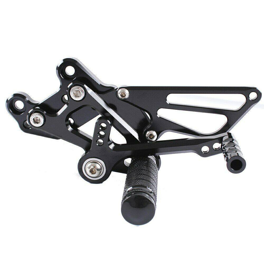 Rearset Foot Pegs Black For Honda CBR600RR ABS 2009 2010 2011 2012 2013-2015 - TDRMOTO