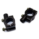 8mm Mirror Mount Holders Bracket Clamp For 7/8" 22mm Handlebar ATV Motorcycle - TDRMOTO