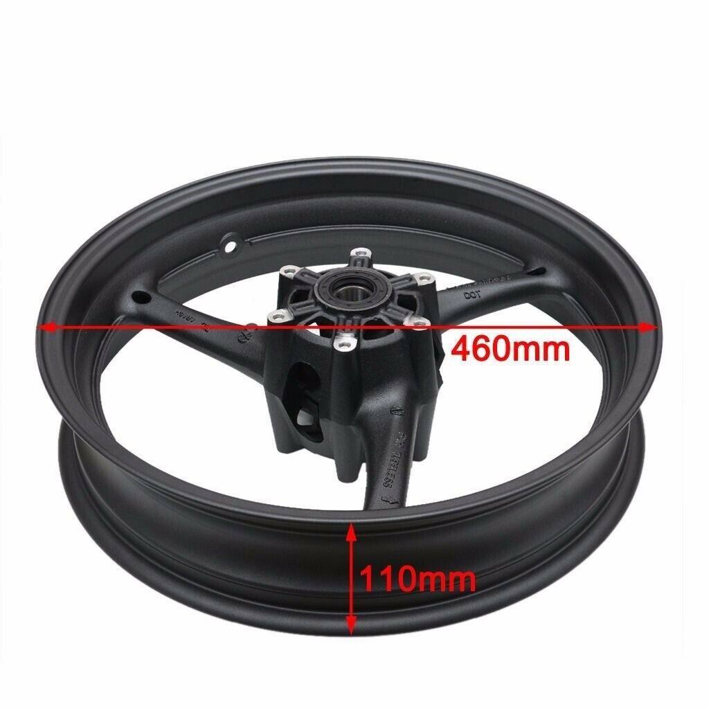 For Suzuki GSXR 600 750 2008-2010 & GSXR 1000 2009-2013 BLK Front Wheel RIM - TDRMOTO