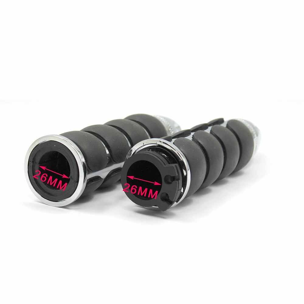 1" Universal Motorcycle Hand Grips + Throttle Boss - TDRMOTO