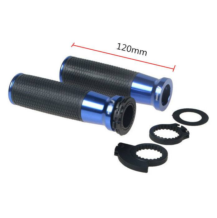 CNC MOTORCYCLE 7/8" 22MM HANDLEBAR RUBBER HAND GRIPS Kawasaki Ninja 300 EX300A - TDRMOTO