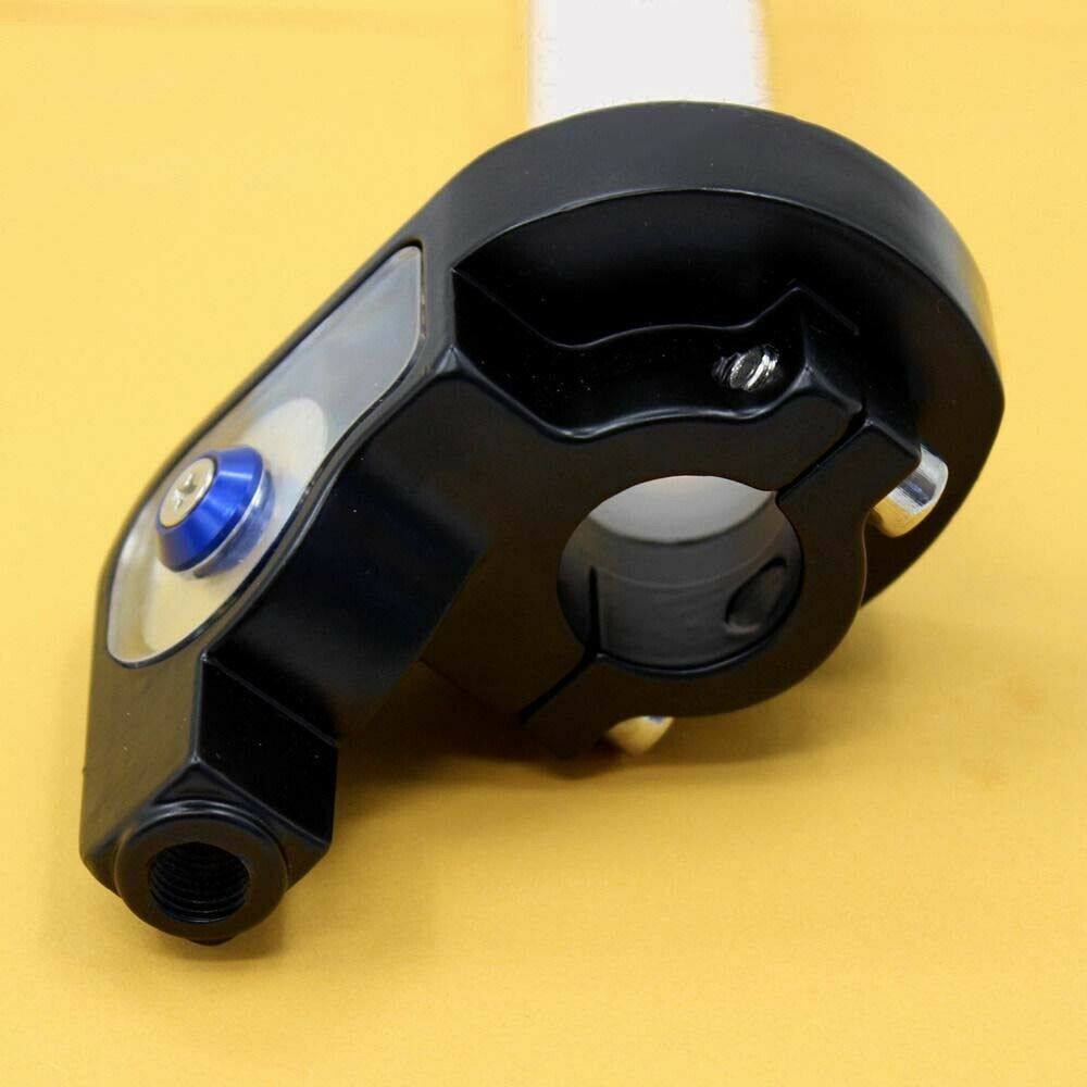 Twist Throttle + Red Rubber Hand Grips For Dirt Bike Motocross Off Road Motorcycle - TDRMOTO