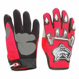 Red Kids Children Motorcycle Gloves Motorbike Gear Motorcross - TDRMOTO